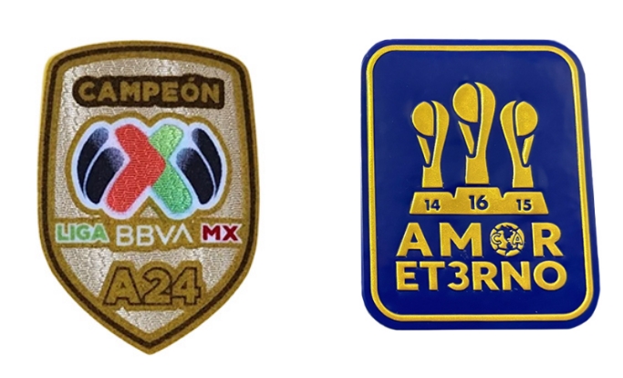 LIGA MX A24 & AMOR ET3RON(Navy Home) Badge
